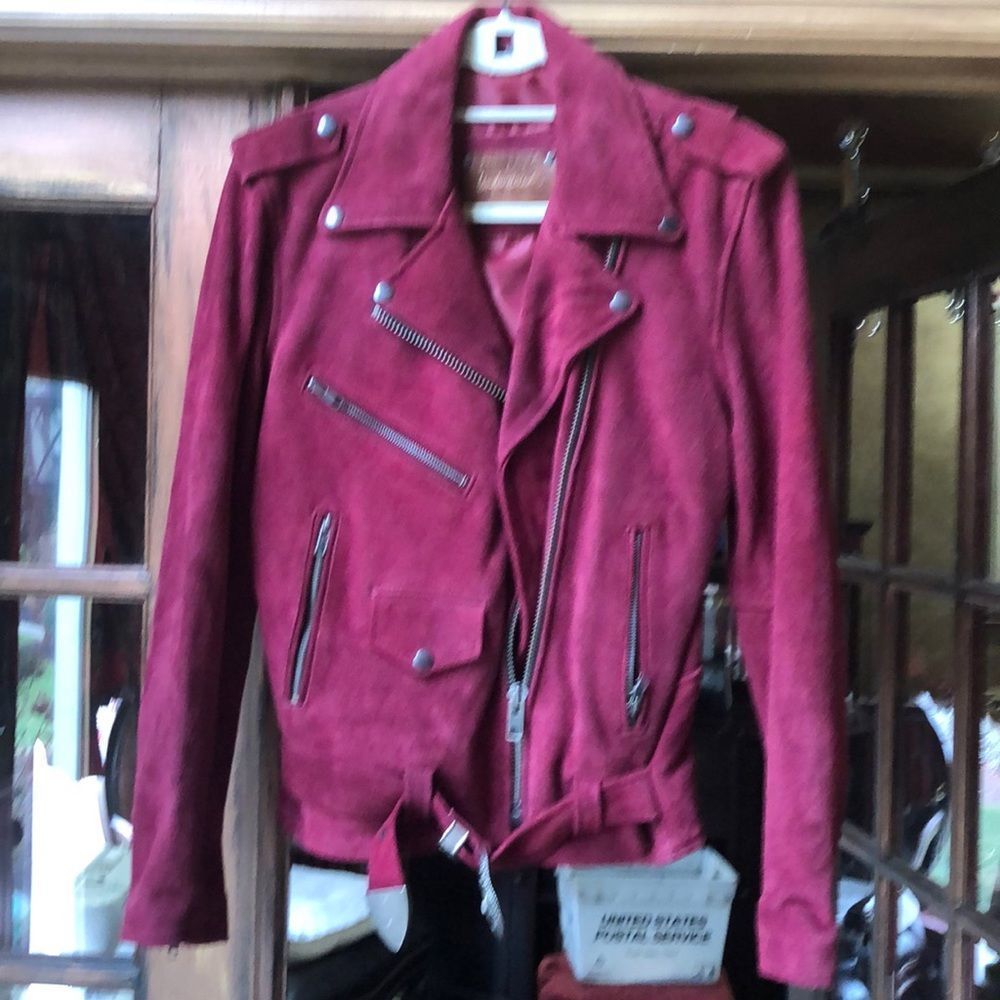 Free People Understated Suede WesternBuckle Jacket - Picture 6 of 8